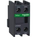 LADN20 Auxiliary contact block 2NO front mounting Schneider