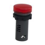 XA2EVF4LC Round pilot light Ø22 - Red - 110 V AC Schneider