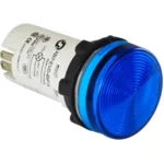 XB7EV66P Monolithic pilot light, Harmony XB7, plastic, blue 250V Schneider