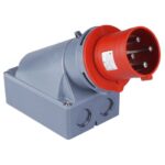 3131-312-1600 Plug And Socket, 3P+PE, IP44 63A 380V, TP Electric