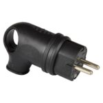 3101-302-0300 Angled Plug Socket, 2P+P, IP44, 16A, 250V AC, TP Electric
