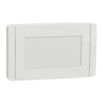 NU055418 Cover frame, New Unica, 1 gang, 4 modules, IP55, white, Schneider