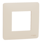 NU200244 Cover frame, Unica Studio, 1 gang, beige, Schneider