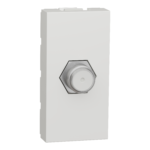 NU346818 TV socket, New Unica, mechanism, 1 module, white, Schneider