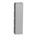 NU986430 New Unica, 2 x blind cover, 1/2 module, aluminium, Schneider
