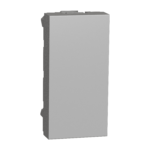 NU986530 New Unica, blind cover, 1 module, aluminium, Schneider