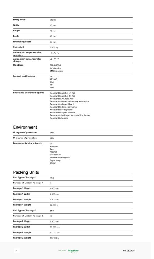 NU323218S Switch, New Unica, mechanism, 1-pole 1-way, 32A, 2 modules, Schneider - Image 3