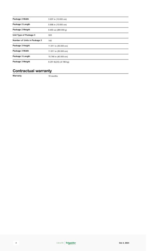 GV2AF3 TeSys GV2, interconnection block, 3P, 32A, Schneider - Image 3