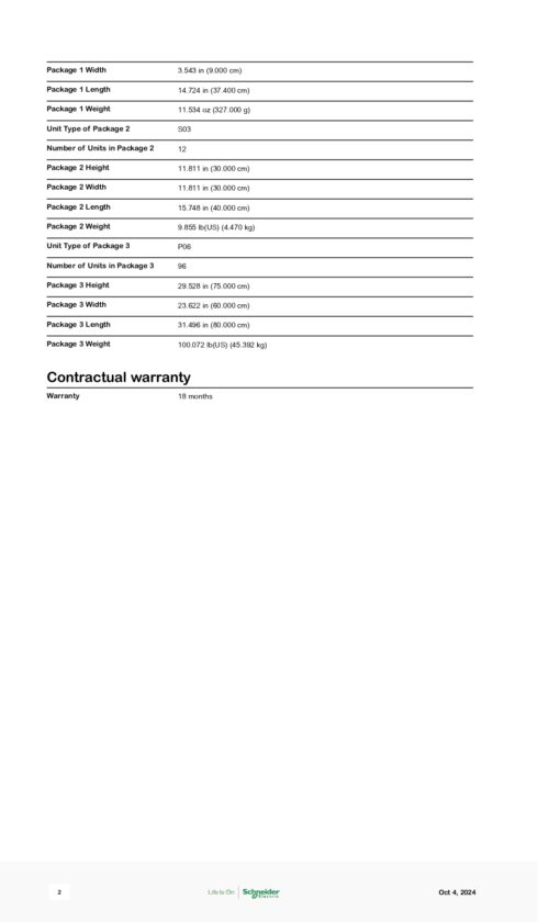 GV2APN01 Extended rotary handle kit, Schneider - Image 3